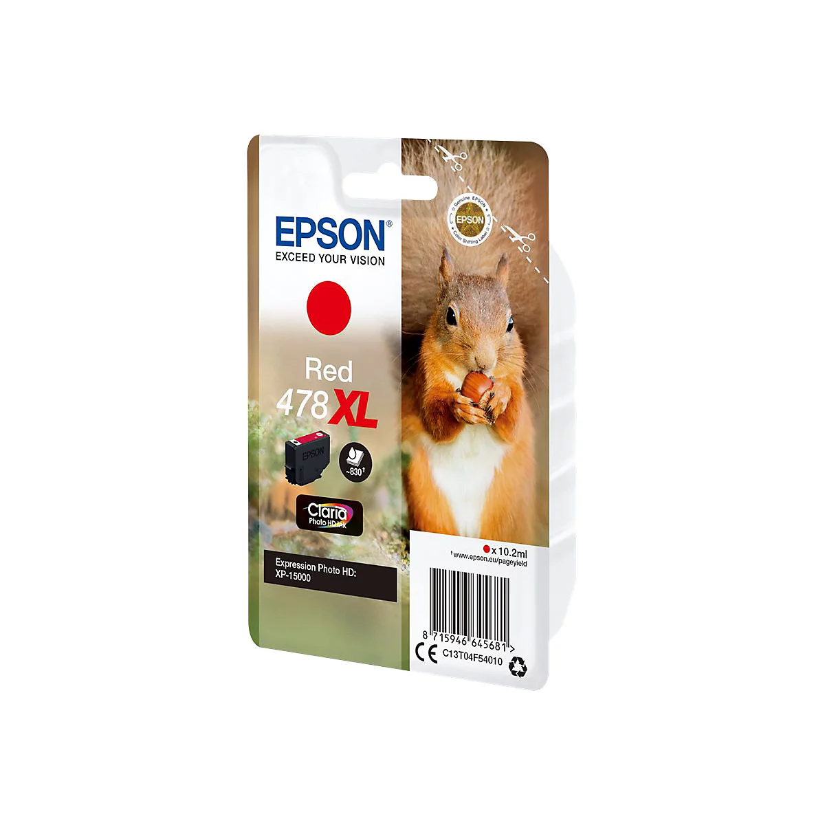 Epson 478XL - mit hoher Kapazität - Rot - original - Tintenpatrone