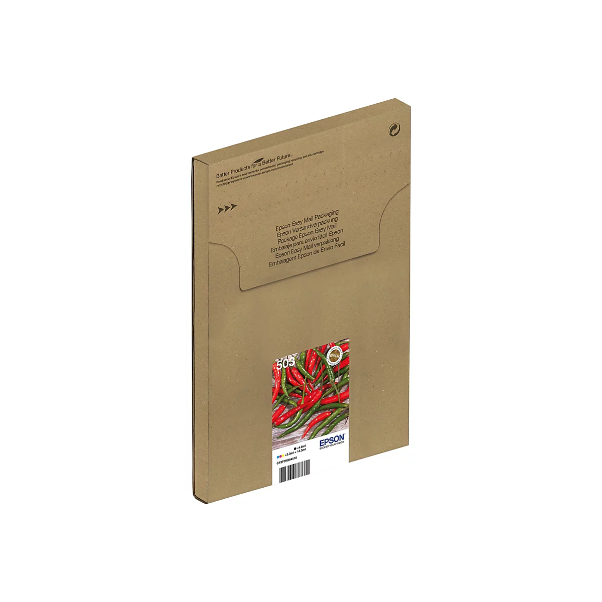 Epson 503 Multipack Easy Mail Packaging - 4er-Pack - XL - Schwarz, Cyan, Magenta, Gelb - original - Blisterverpackung