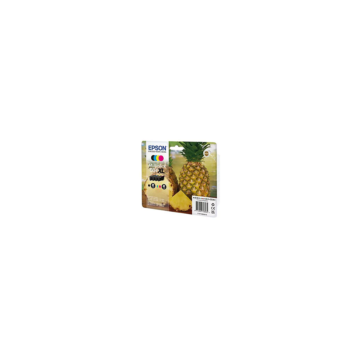 Epson 604XL Multipack Easy Mail Packaging - 4er-Pack - XL - Schwarz, Cyan, Magenta, Gelb - original - Blisterverpackung