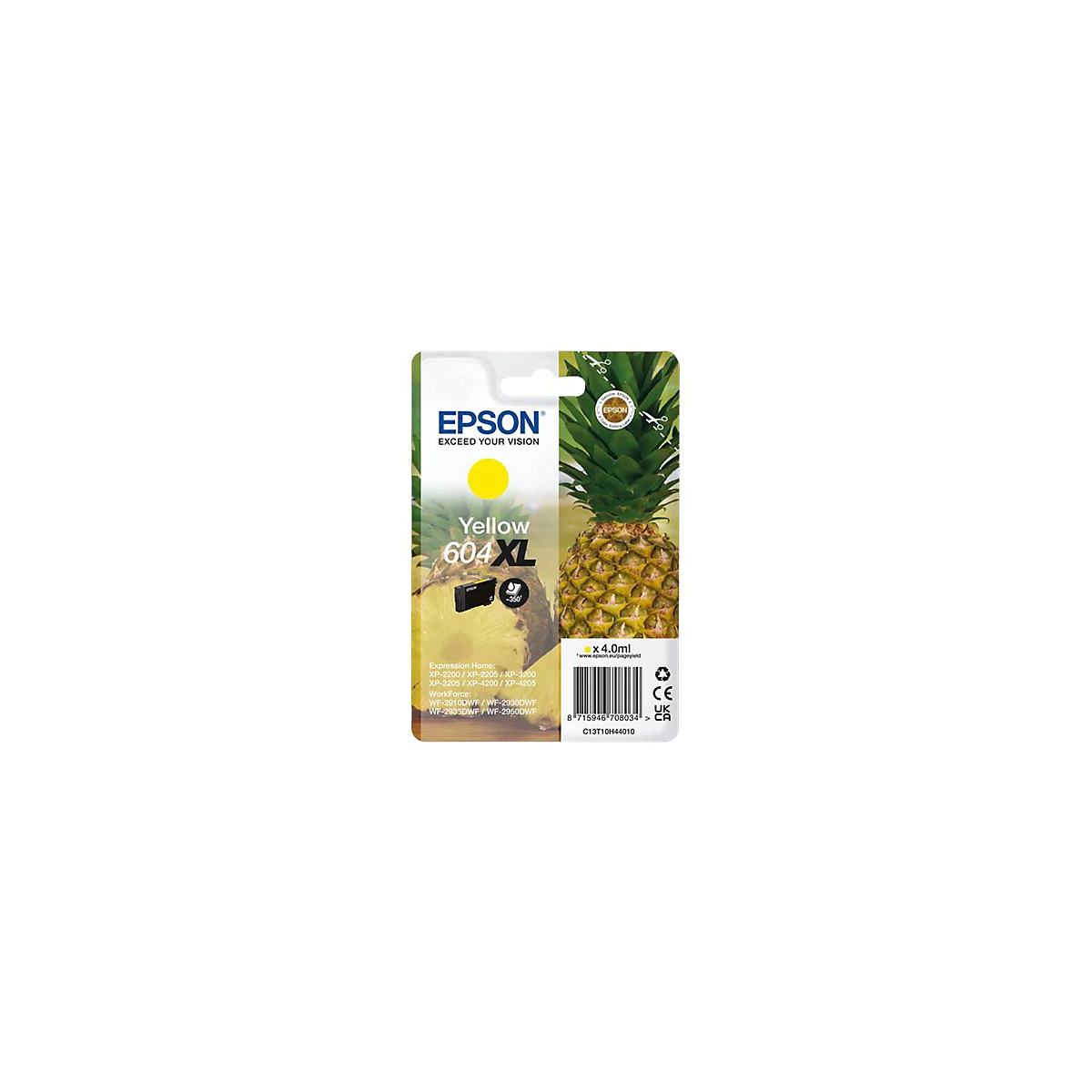 Epson 604XL Singlepack - 4 ml - XL - Gelb - original - Blisterverpackung