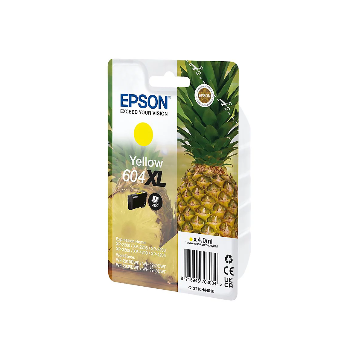 Epson 604XL Singlepack - 4 ml - XL - Gelb - original - Blisterverpackung