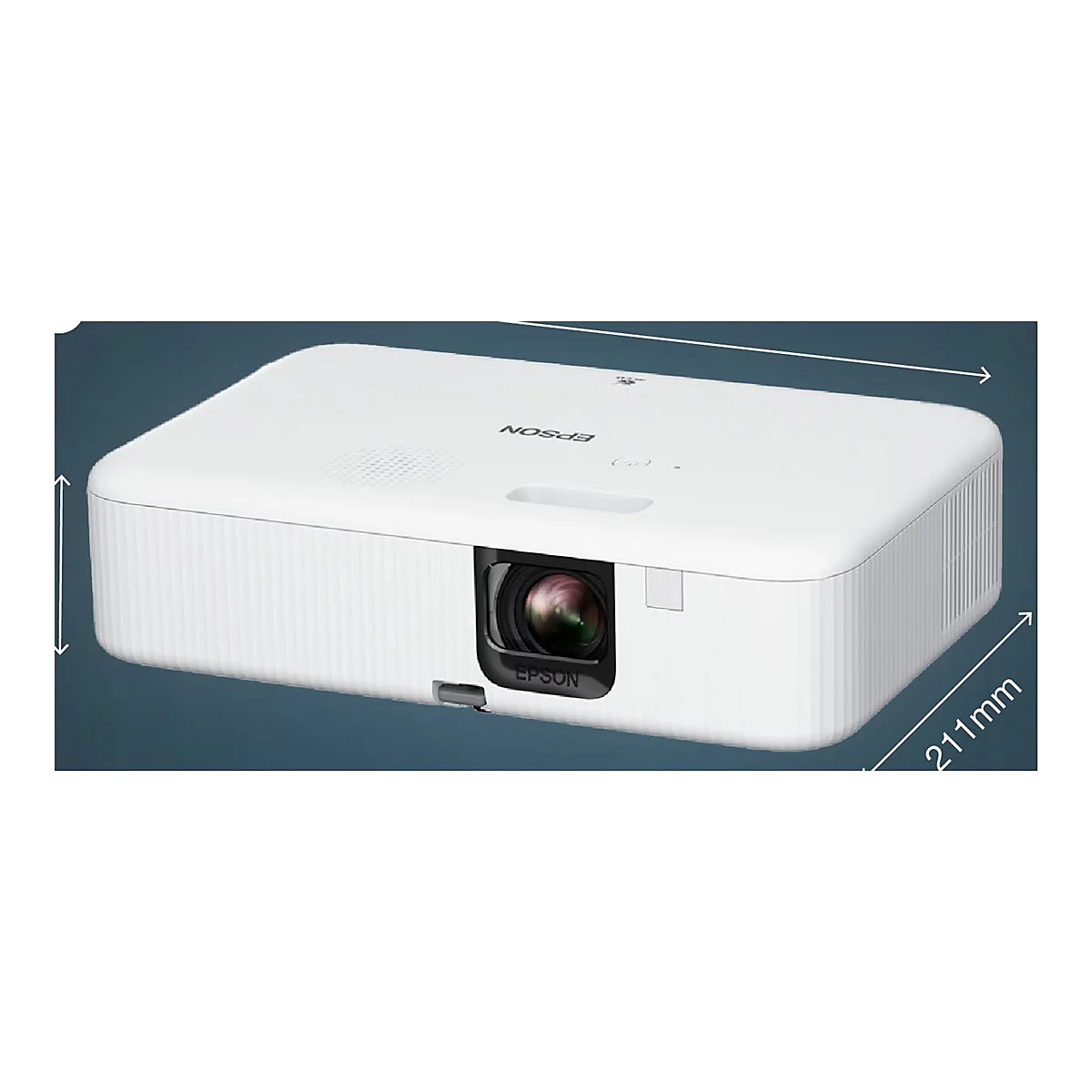 Epson CO-FH02 - 3-LCD-Projektor - tragbar - 3000 lm (weiß) - 3000 lm (Farbe) - Full HD (1920 x 1080)