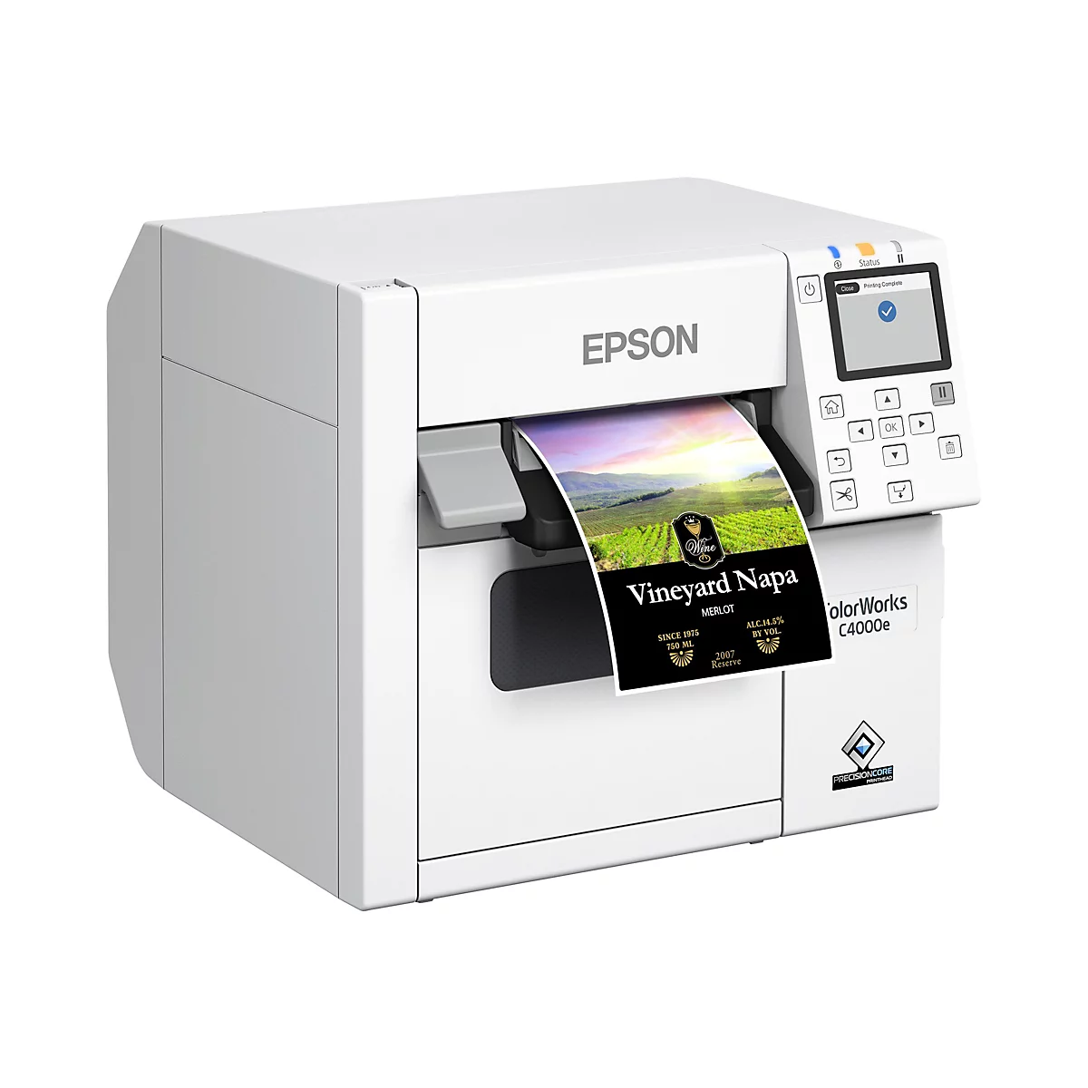 Epson ColorWorks CW-C4000E (BK) - Etikettendrucker - Farbe - Tintenstrahl - Rolle (10,2 cm) - 1200 x 1200 dpi