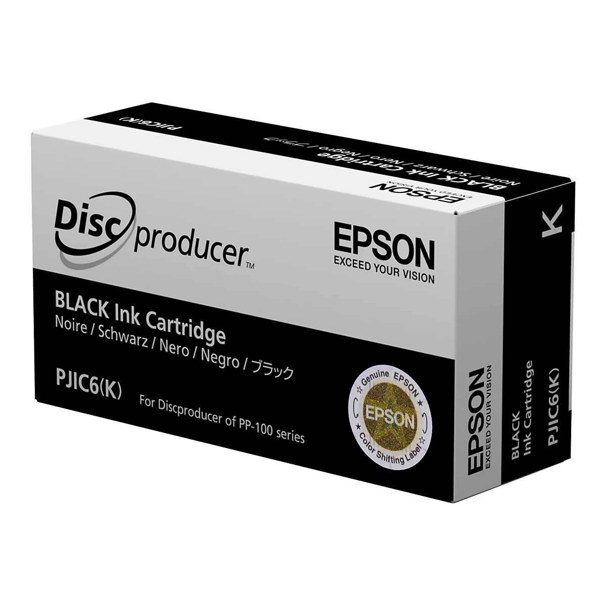 Epson Discproducer PJIC7(K) - Schwarz - original - Tintenpatrone - für Discproducer PP-100, PP-100AP, PP-100II, PP-100IIBD, PP-100III, PP-100N, PP-100NII