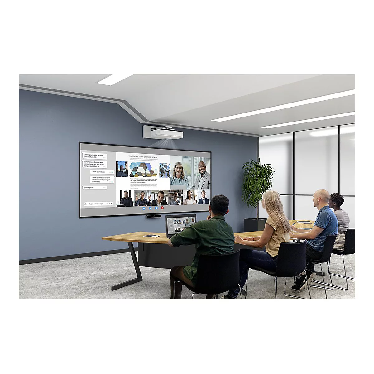 Epson EB-810E - 3-LCD-Projektor - 5000 lm (weiß) - 5000 lm (Farbe) - 16:9 - 4K
