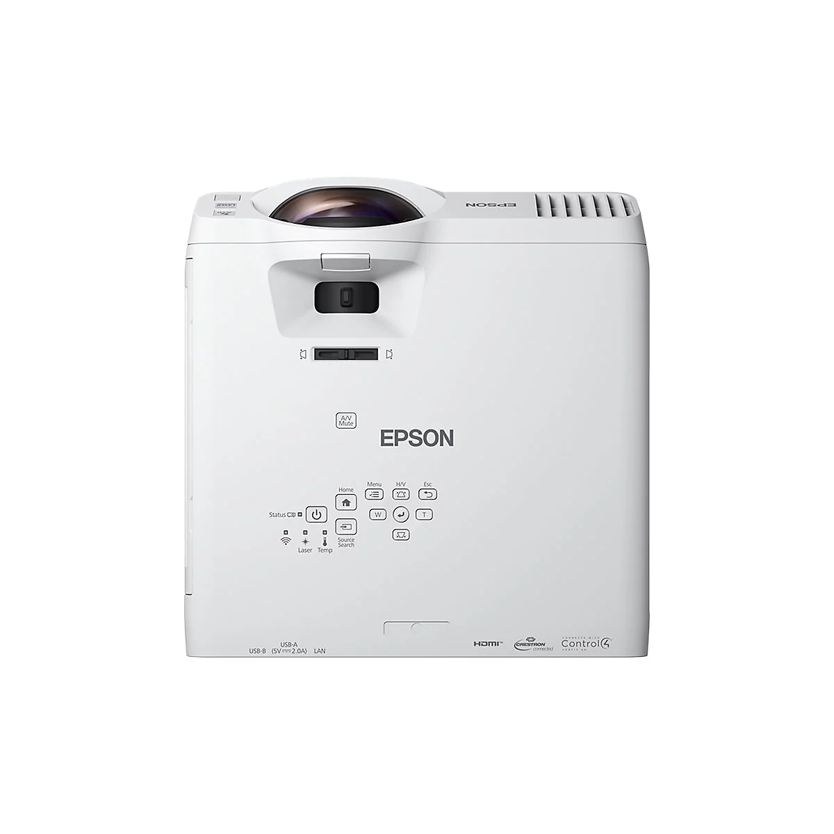 Epson EB-L210SW - 3-LCD-Projektor - 4000 lm (weiß) - 4000 lm (Farbe) - 16:10 - 802.11a/b/g/n/ac Wireless / LAN/ Miracast