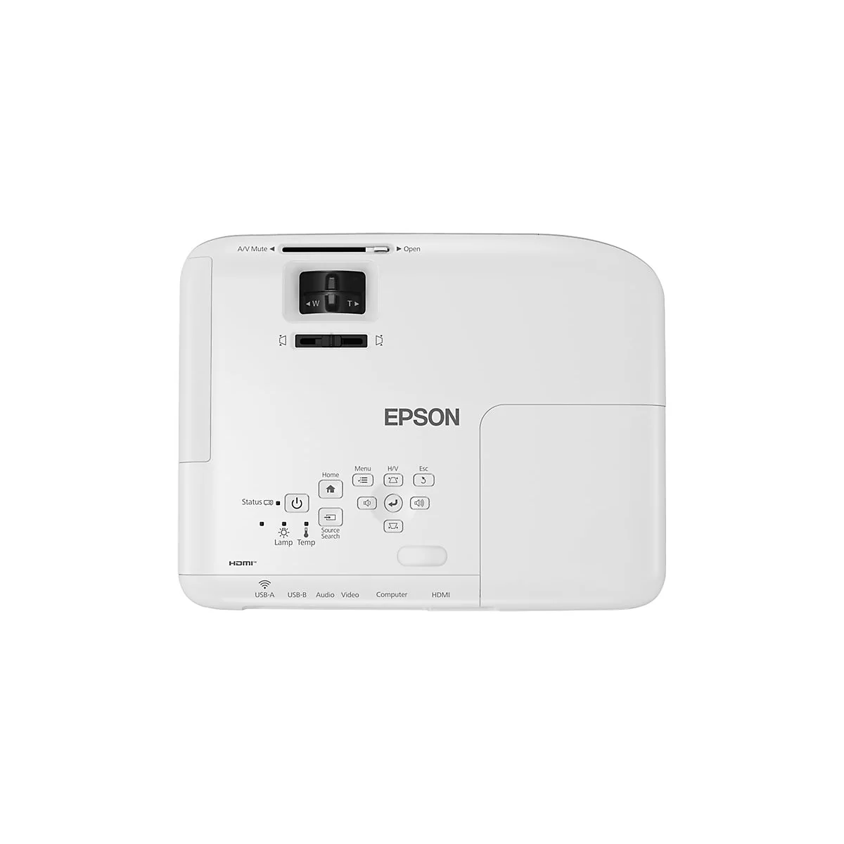 Epson EB-W06 - 3-LCD-Projektor - tragbar - 3700 lm (weiß) - 3700 lm (Farbe) - WXGA (1280 x 800)