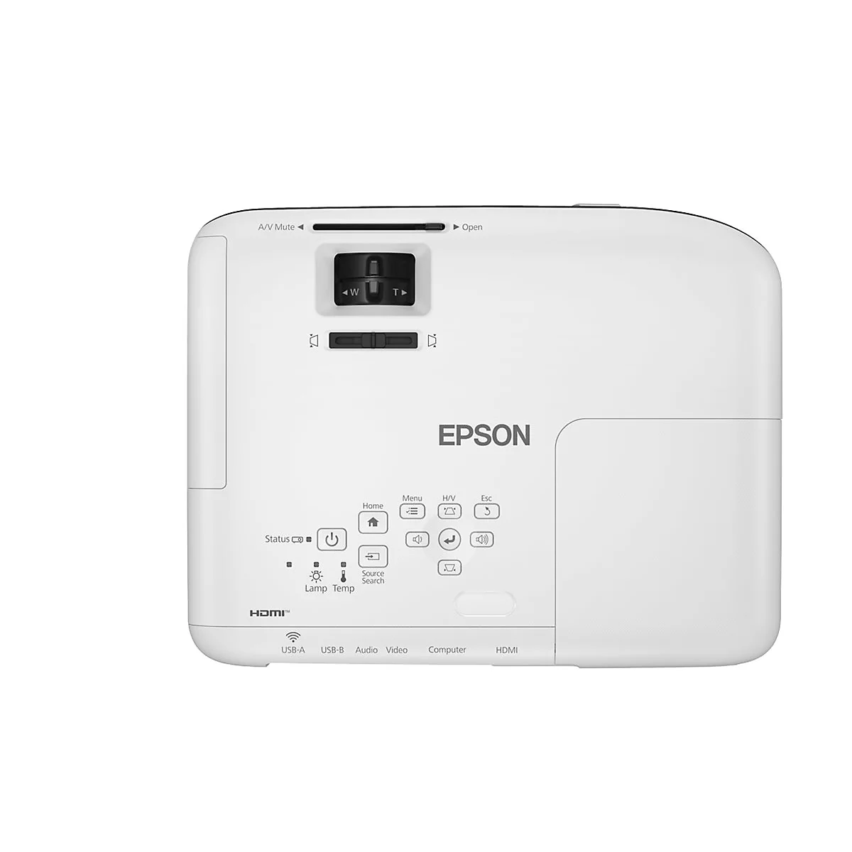 Epson EB-W51 - 3-LCD-Projektor - tragbar - 4000 lm (weiß) - 4000 lm (Farbe) - WXGA (1280 x 800)