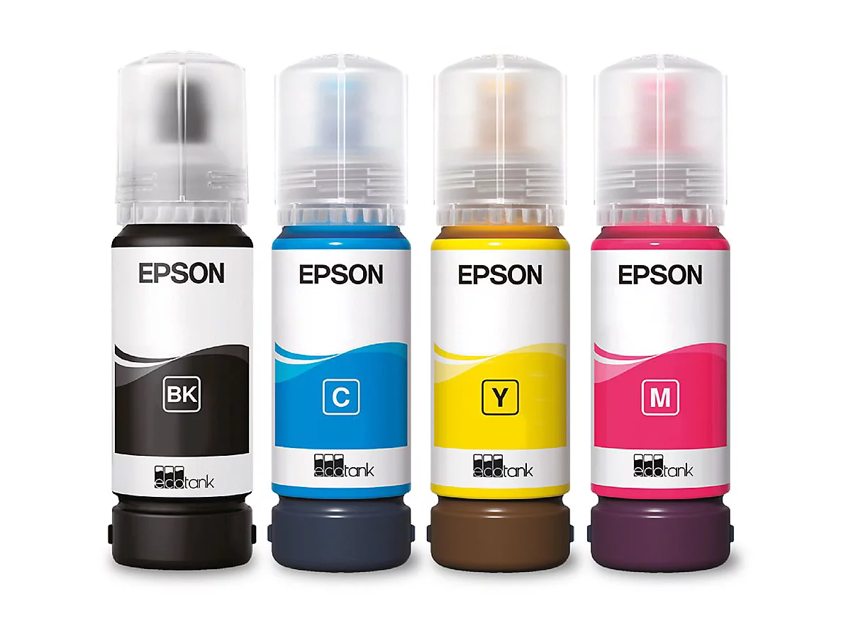 Epson EcoTank 104 - 4er-Pack - Schwarz, Gelb, Cyan, Magenta - original - Nachfülltinte