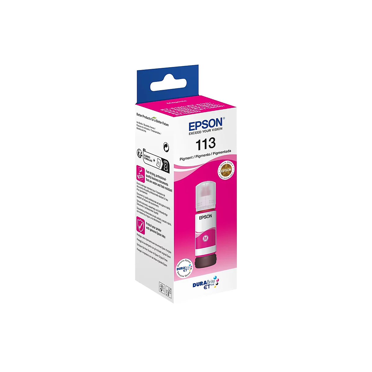 Epson EcoTank 113 - magenta - original - recharge d'encre