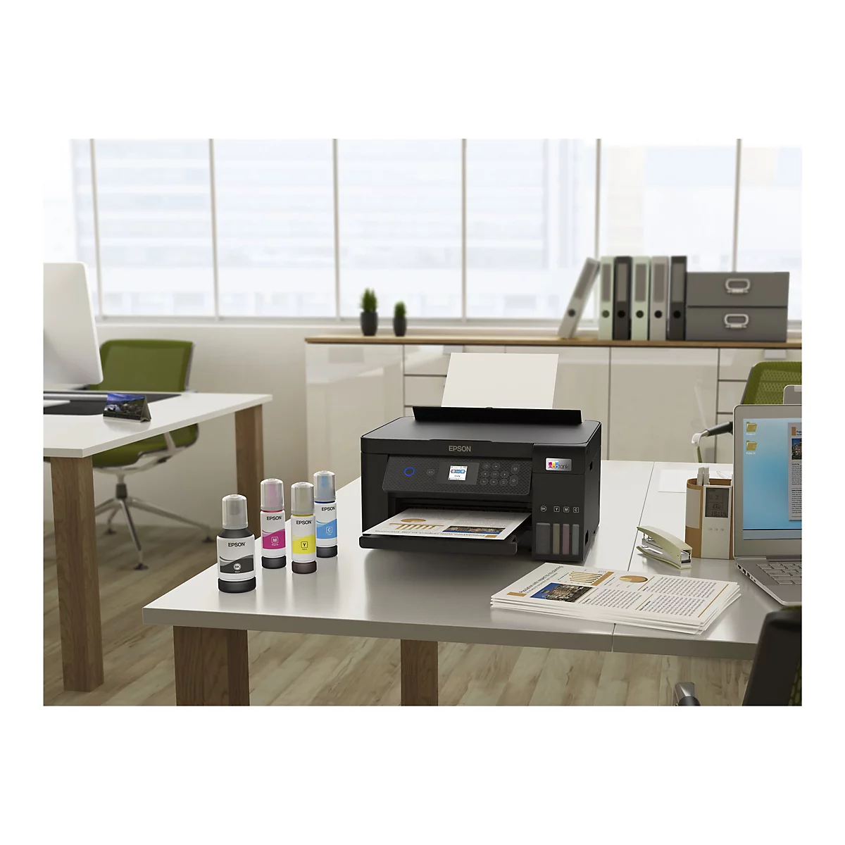 Epson EcoTank ET-2850 - Multifunktionsdrucker - Farbe - Tintenstrahl - A4 (Medien) - bis zu 10.5 Seiten/Min. (Drucken)