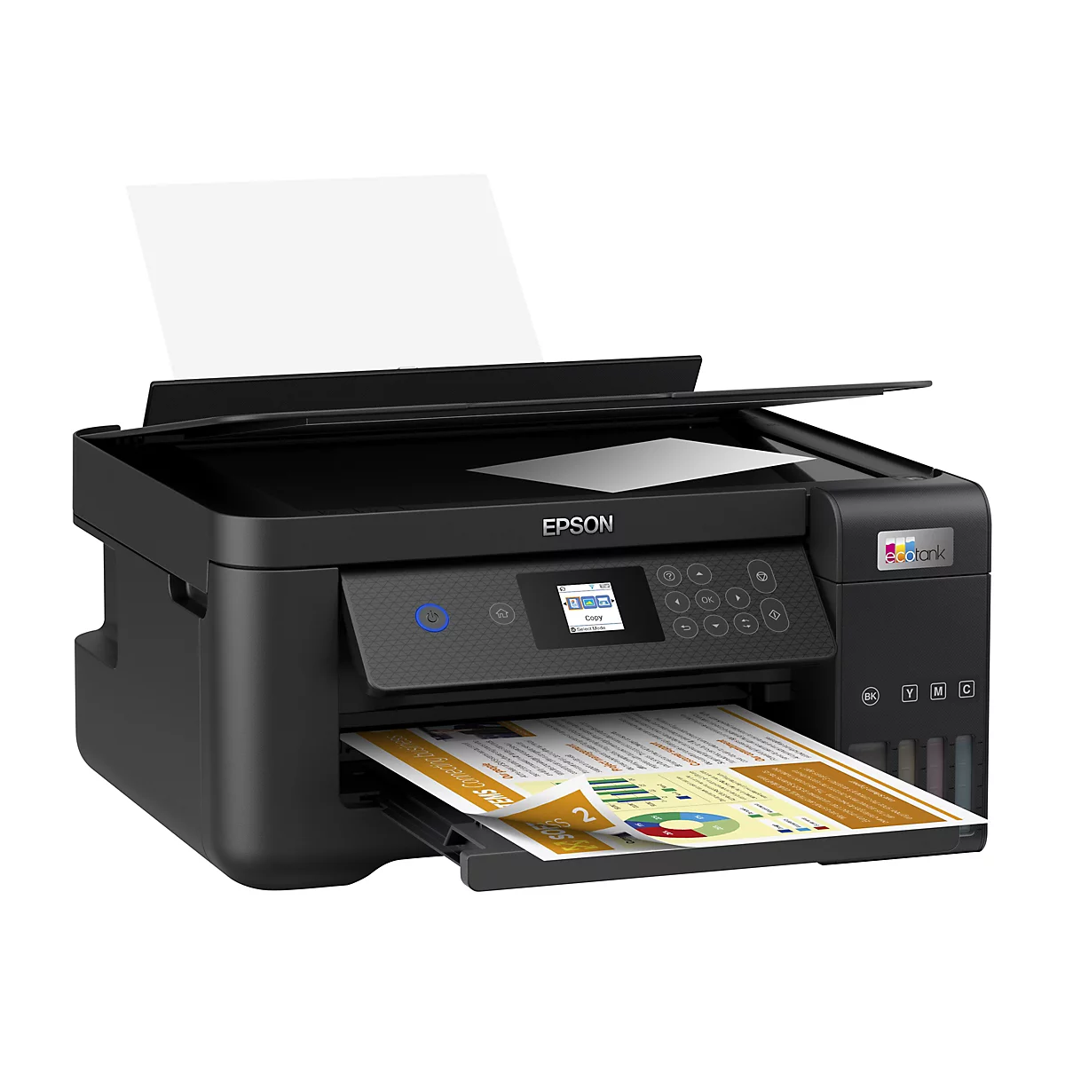 Epson EcoTank ET-2850 - Multifunktionsdrucker - Farbe - Tintenstrahl - A4 (Medien) - bis zu 10.5 Seiten/Min. (Drucken)