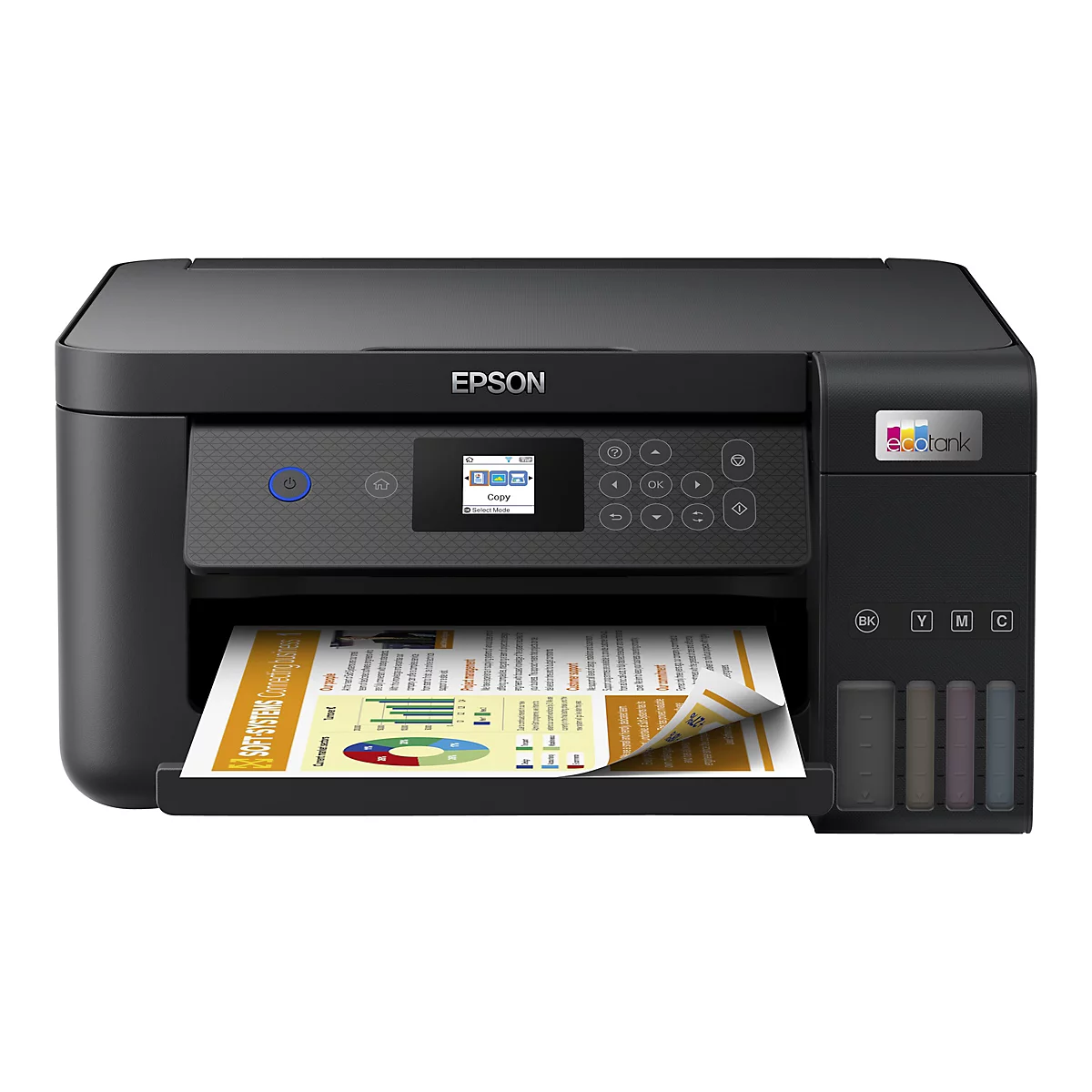 Epson EcoTank ET-2850 - Multifunktionsdrucker - Farbe - Tintenstrahl - A4 (Medien) - bis zu 10.5 Seiten/Min. (Drucken)