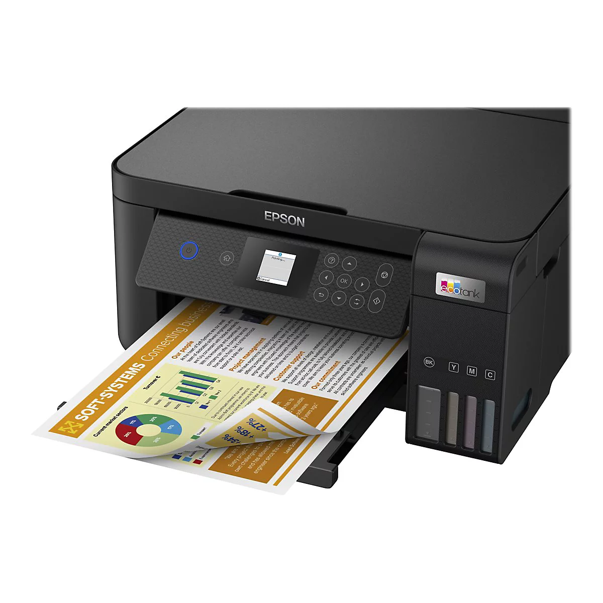 Epson EcoTank ET-2851 - Multifunktionsdrucker - Farbe - Tintenstrahl - nachfüllbar - A4 (Medien)