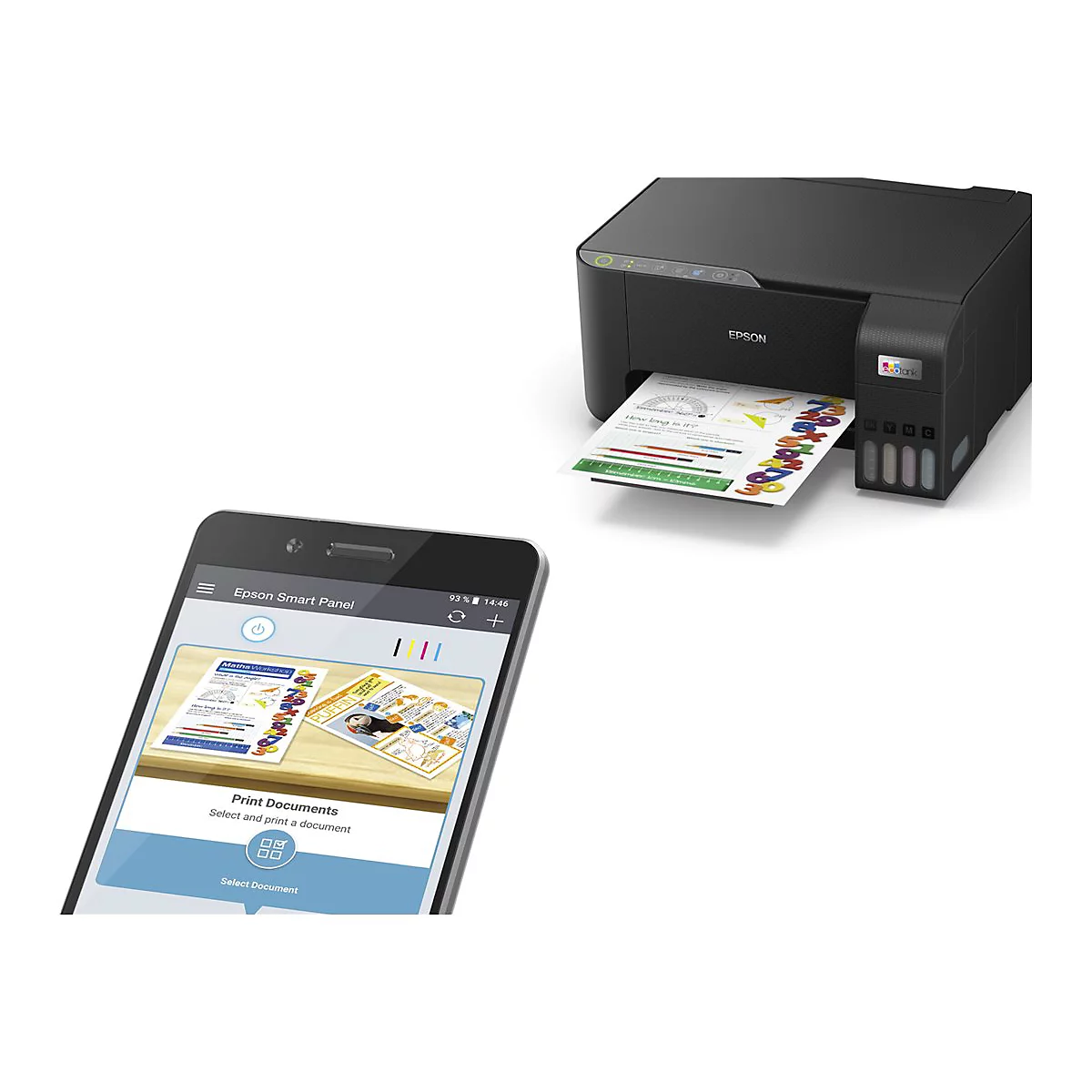 Epson EcoTank ET-2864 - Multifunktionsdrucker - Farbe - Tintenstrahl - ITS - A4 (Medien)