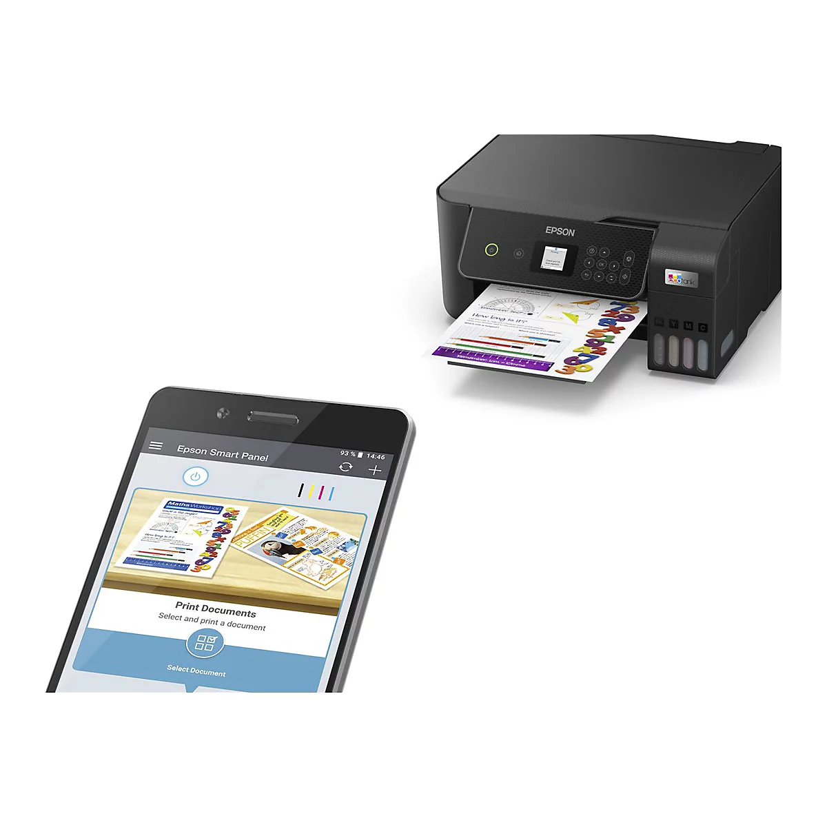Epson EcoTank ET-2875 - Multifunktionsdrucker - Farbe - Tintenstrahl - ITS - A4 (Medien)