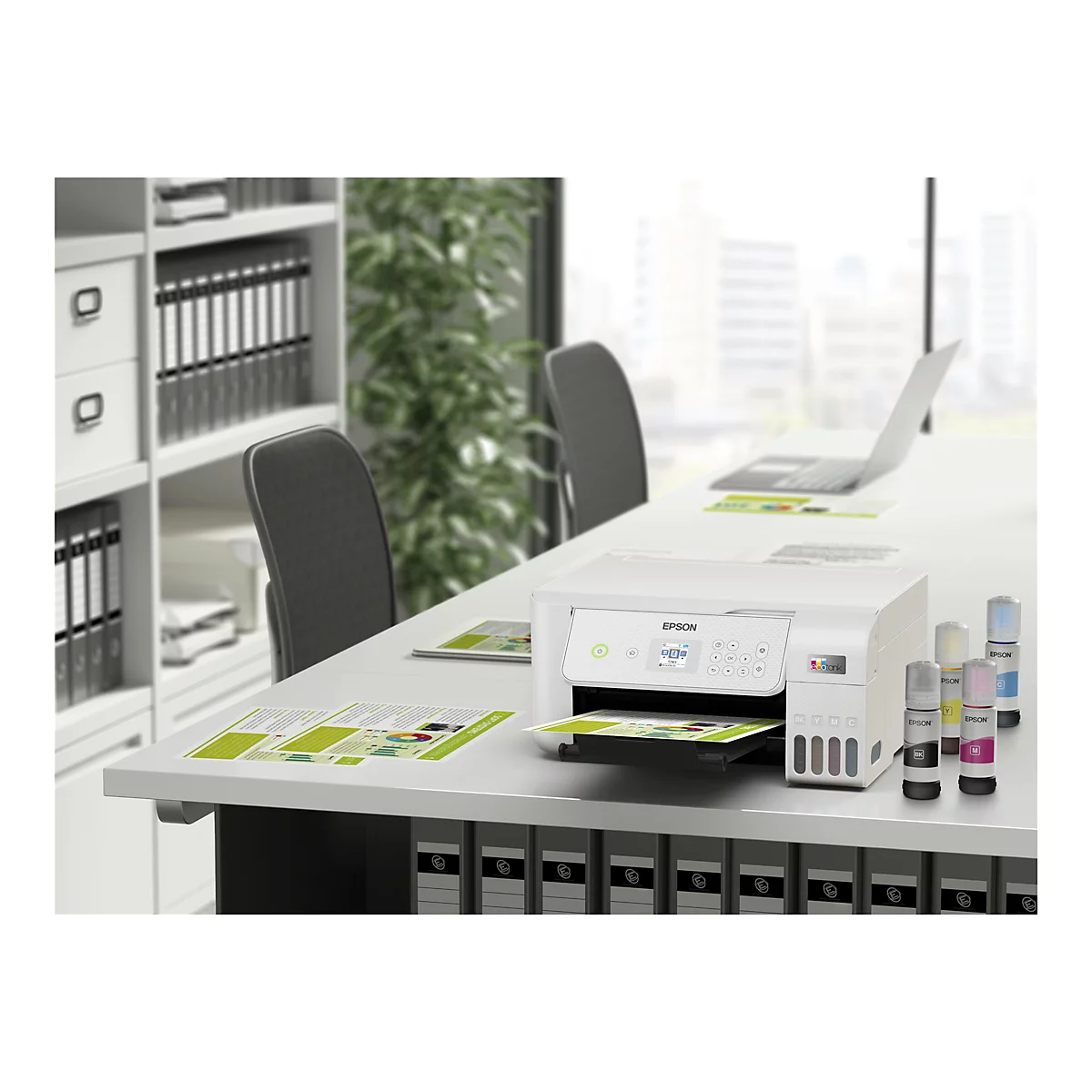 Epson EcoTank ET-2876 - Multifunktionsdrucker - Farbe - Tintenstrahl - ITS - A4 (Medien)
