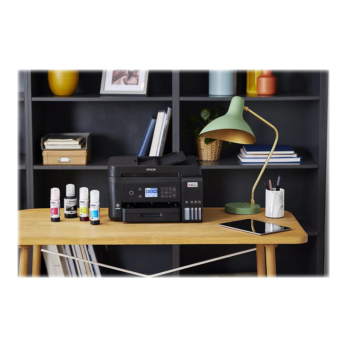 Epson EcoTank ET-3850 - Multifunktionsdrucker - Farbe - Tintenstrahl - A4/Legal (Medien) - bis zu 15.5 Seiten/Min. (Drucken)