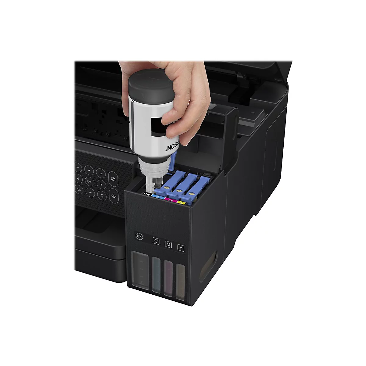 Epson EcoTank ET-3850 - Multifunktionsdrucker - Farbe - Tintenstrahl - A4/Legal (Medien) - bis zu 15.5 Seiten/Min. (Drucken)