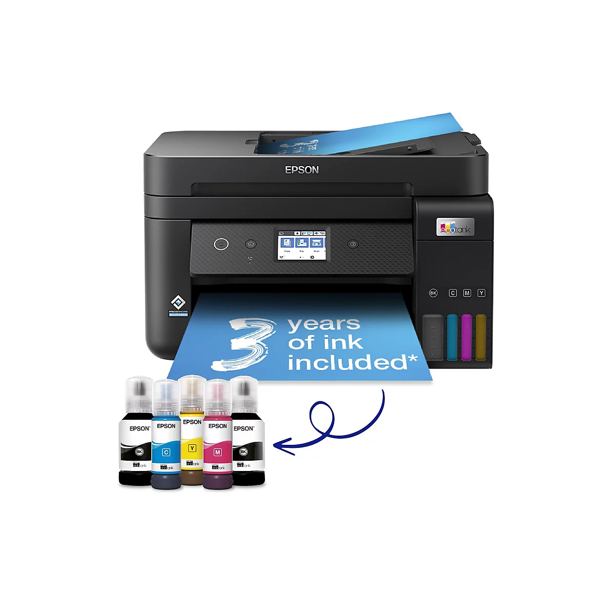 Epson EcoTank ET-4850 - Multifunktionsdrucker - Farbe - Tintenstrahl - nachfüllbar - A4 (Medien)