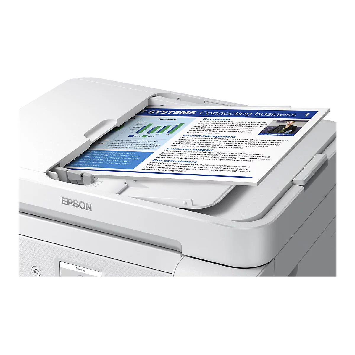 Epson EcoTank ET-4856 - Multifunktionsdrucker - Farbe - Tintenstrahl - nachfüllbar - A4 (Medien)