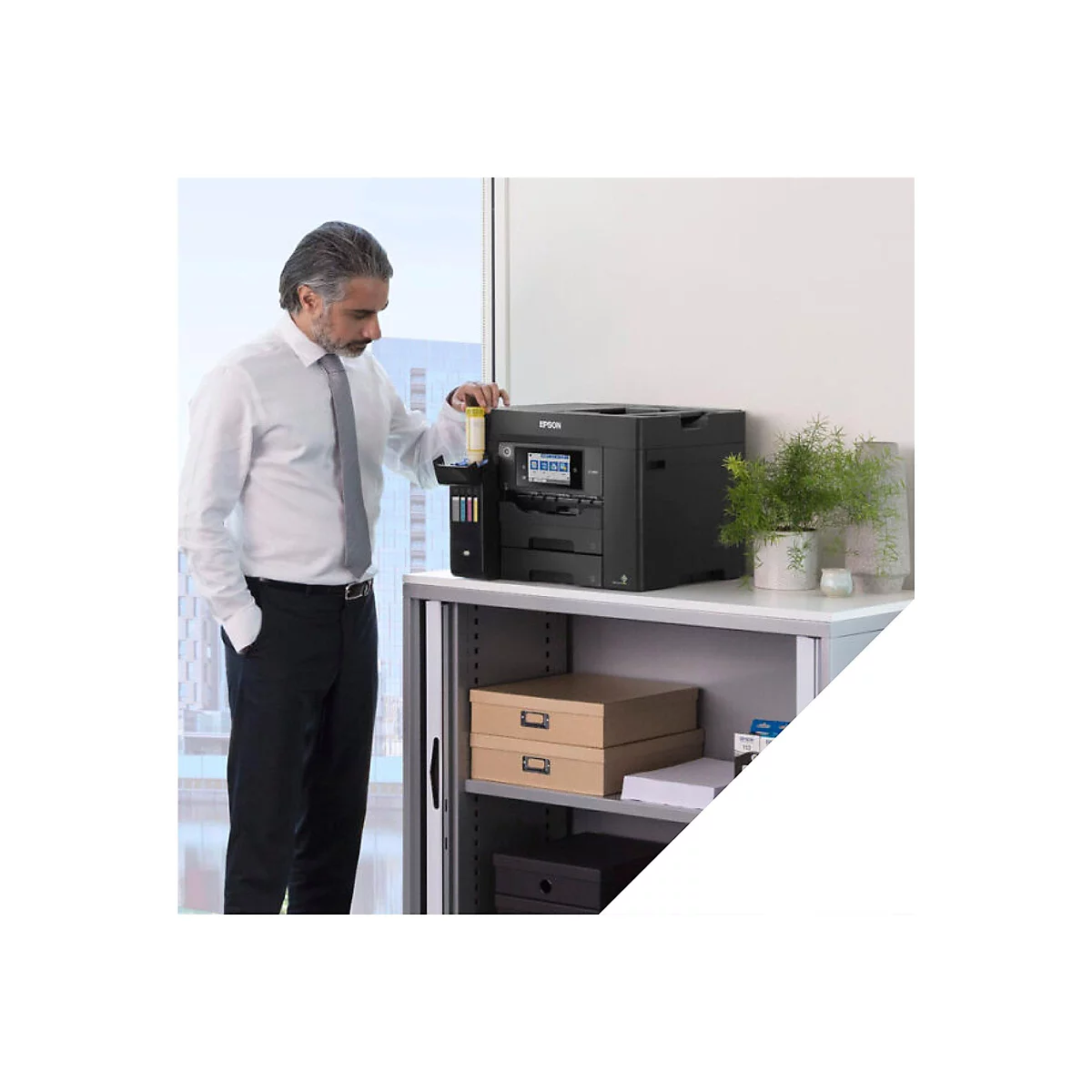 Epson EcoTank ET-5805 - Multifunktionsdrucker - Farbe - Tintenstrahl - ITS - A4/Legal (Medien)