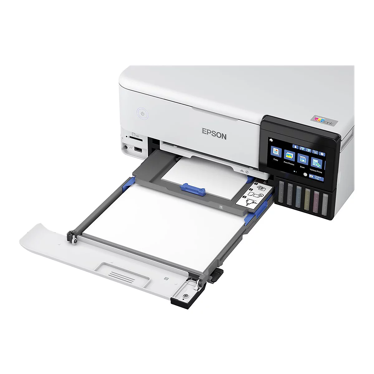 Epson EcoTank ET-8500 - Multifunktionsdrucker - Farbe - Tintenstrahl - nachfüllbar - A4/Letter (Medien)