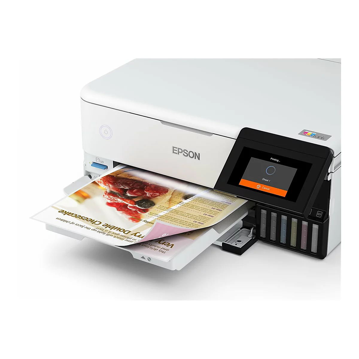 Epson EcoTank ET-8500 - Multifunktionsdrucker - Farbe - Tintenstrahl - nachfüllbar - A4/Letter (Medien)