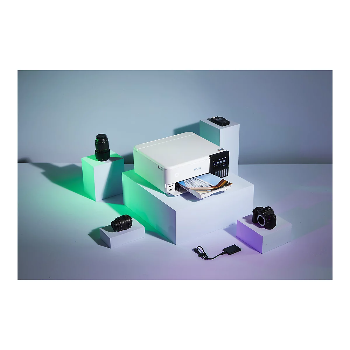 Epson EcoTank ET-8500 - Multifunktionsdrucker - Farbe - Tintenstrahl - nachfüllbar - A4/Letter (Medien)