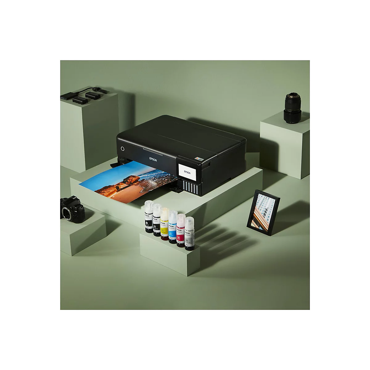 Epson EcoTank ET-8550 - Multifunktionsdrucker - Farbe - Tintenstrahl - nachfüllbar - A3 (Medien)