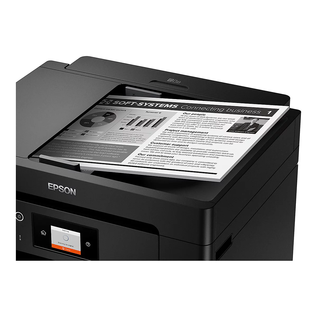 Epson EcoTank ET-M16600 - Multifunktionsdrucker - s/w - Tintenstrahl - A3 plus (329 x 483 mm) (Original) - A3 (Medien)