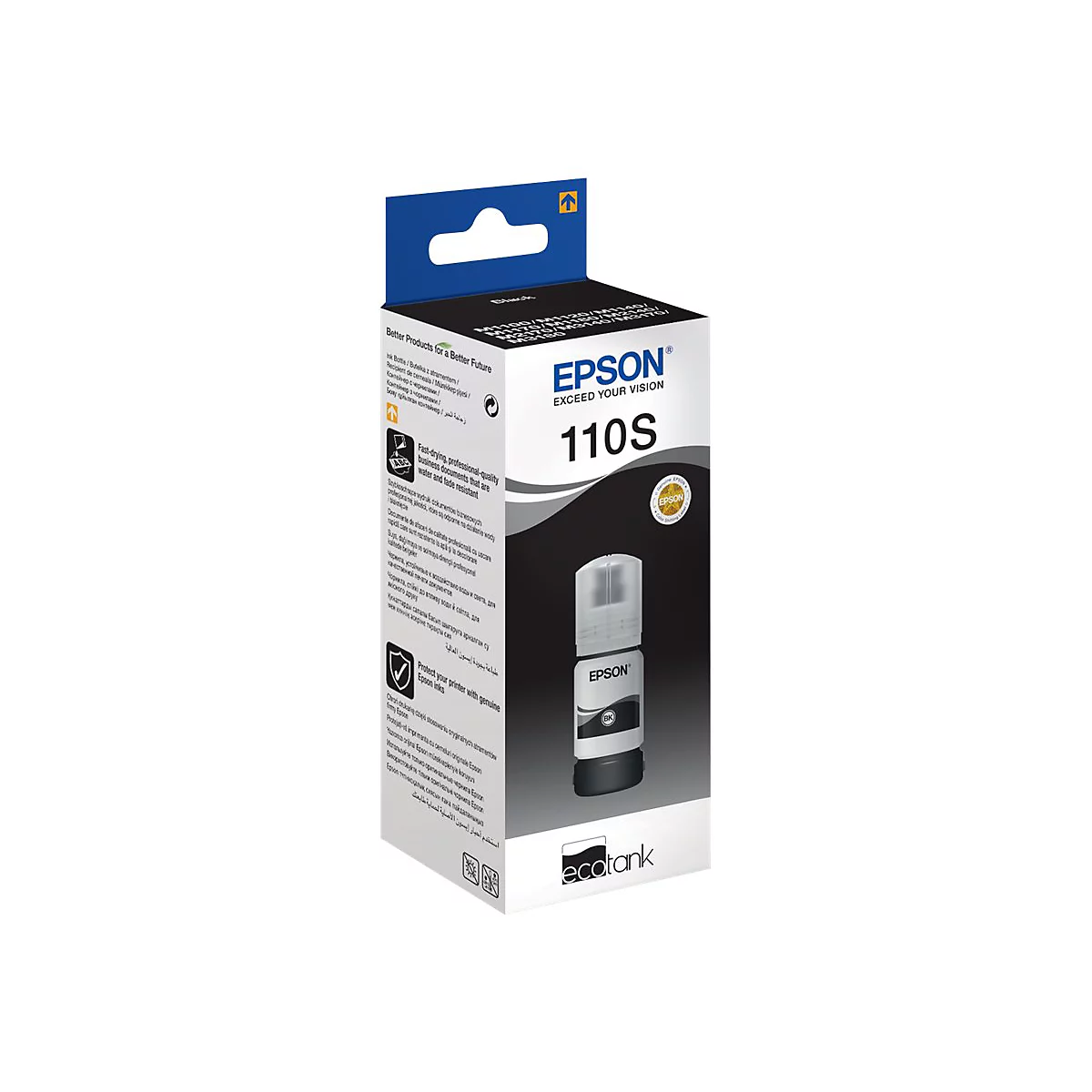 Epson EcoTank MX1XX Series - L-Größe - Schwarz - original - Nachfülltinte - für EcoTank ET-M1100, ET-M1120, ET-M1140, ET-M1180, M1100, M1180, M2120, M2140, M3170