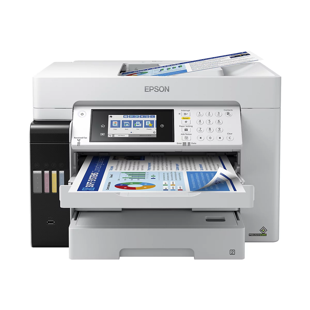 Epson EcoTank Pro ET-16680 - Multifunktionsdrucker - Farbe - Tintenstrahl - A3 (Medien) - bis zu 25 Seiten/Min. (Drucken)