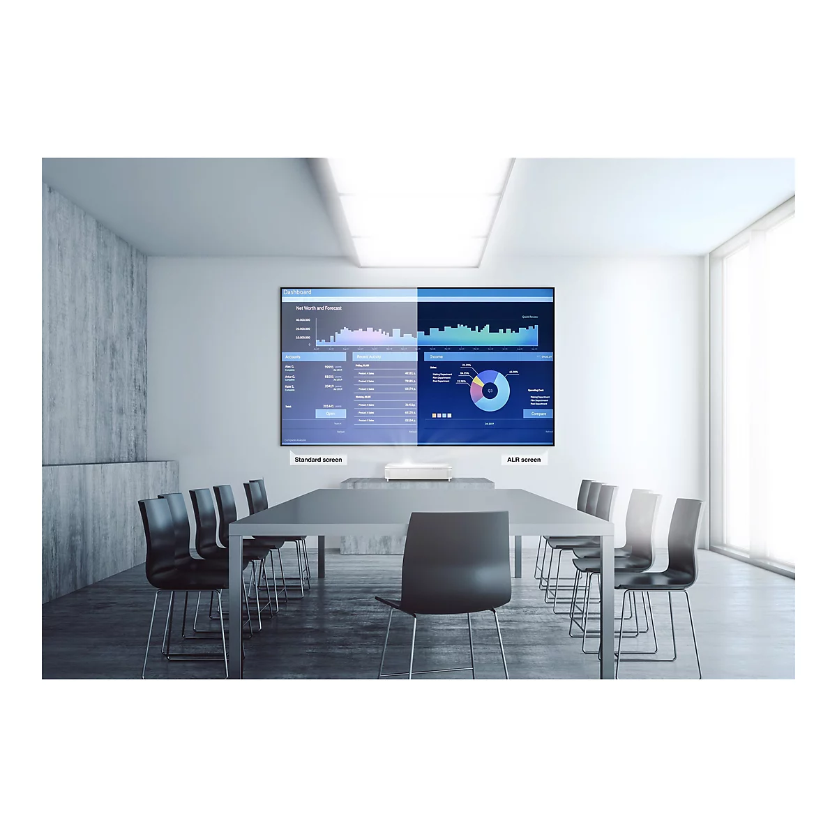 Epson ELPSC36 - Leinwand - 304.8 cm (120') - 16:9 - für Epson EH-LS300B, EH-LS300W, EH-LS500B, EH-LS500W, EH-LS800W
