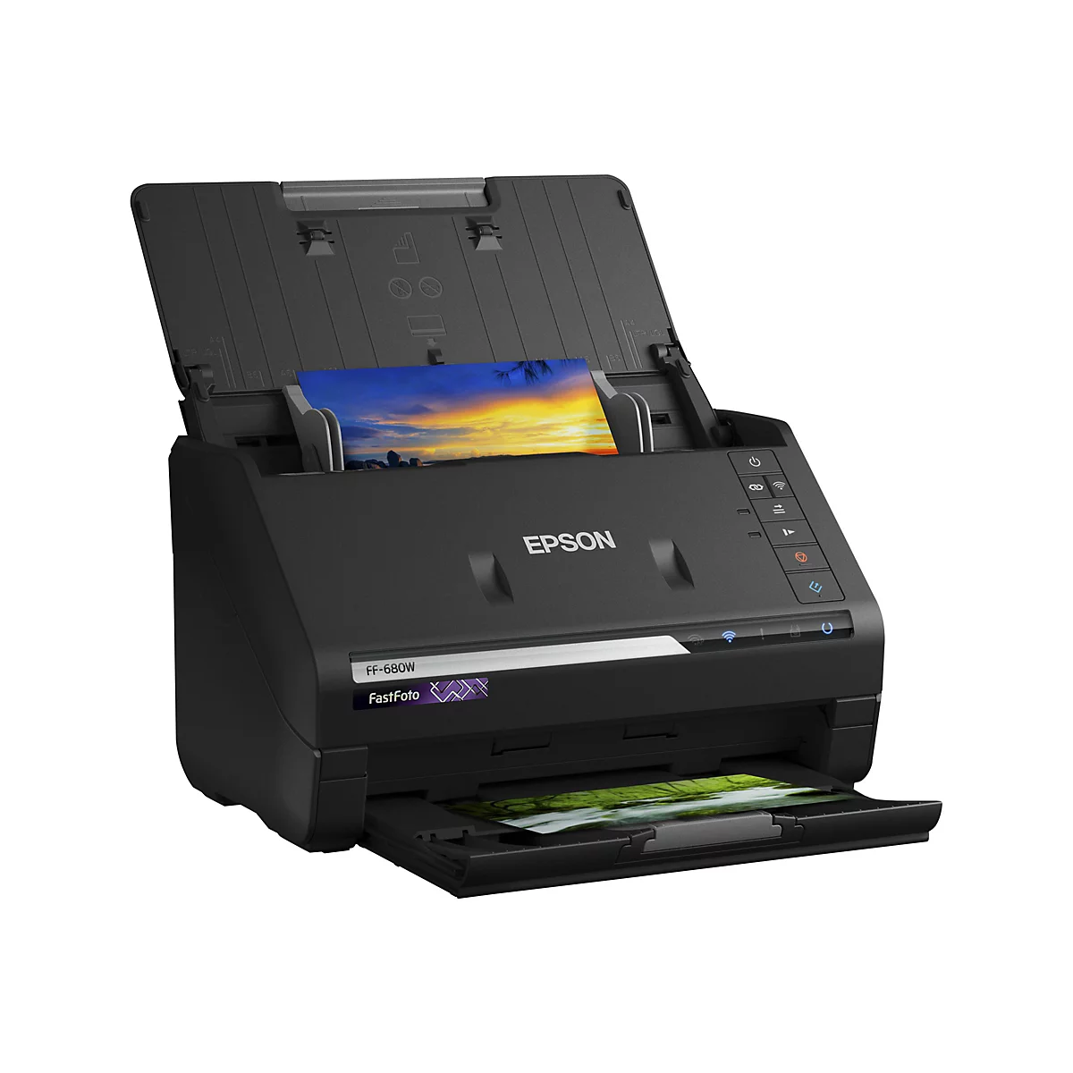 Epson FastFoto FF-680W - Dokumentenscanner - Desktop-Gerät - USB 3.0, Wi-Fi(n)