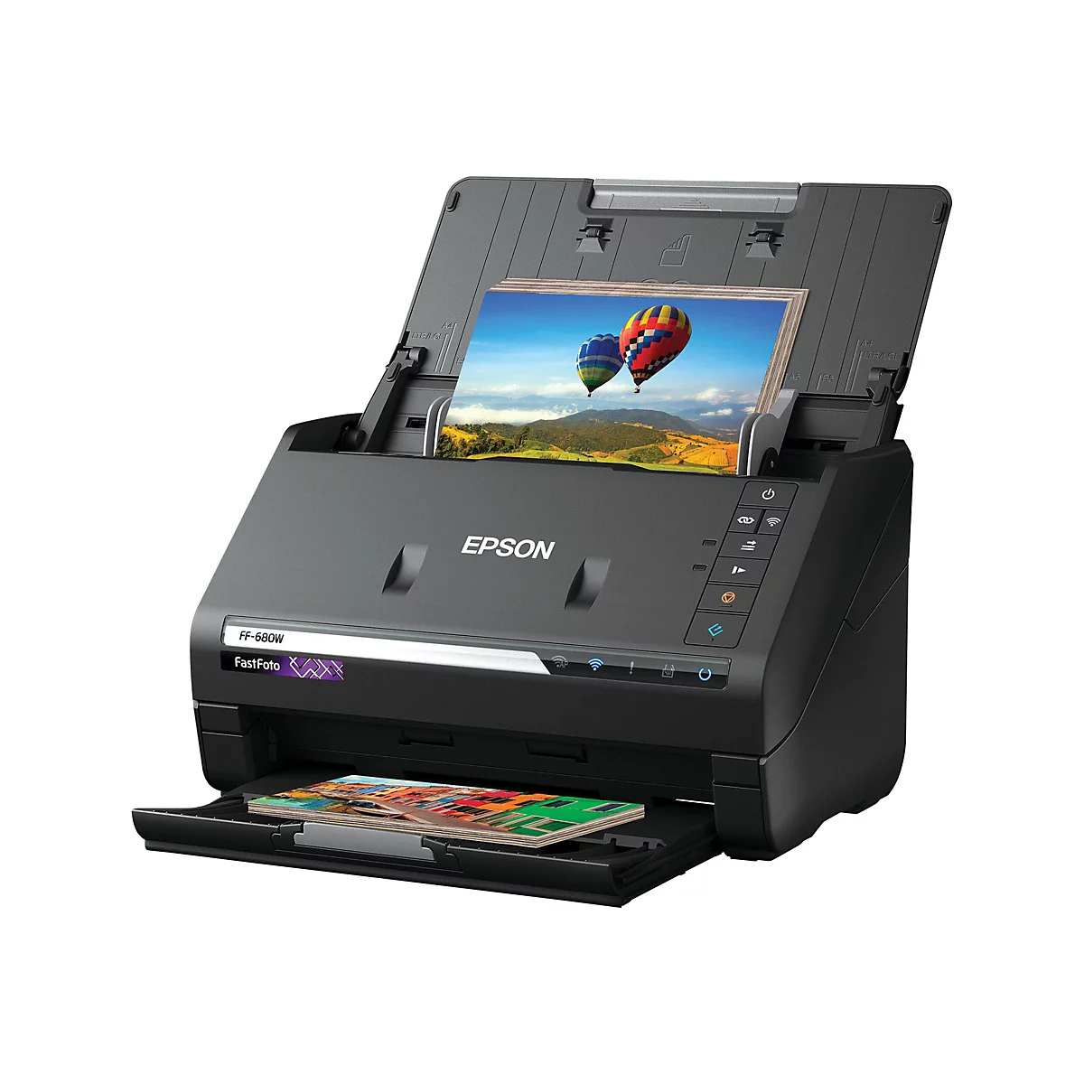 Epson FastFoto FF-680W - Dokumentenscanner - Desktop-Gerät - USB 3.0, Wi-Fi(n)
