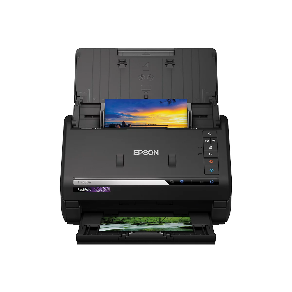Epson FastFoto FF-680W - Dokumentenscanner - Desktop-Gerät - USB 3.0, Wi-Fi(n)