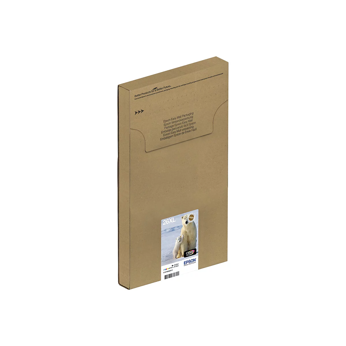 Epson Multipack 26XL EasyMail - 4er-Pack - 41.3 ml - XL - Schwarz, Gelb, Cyan, Magenta - original