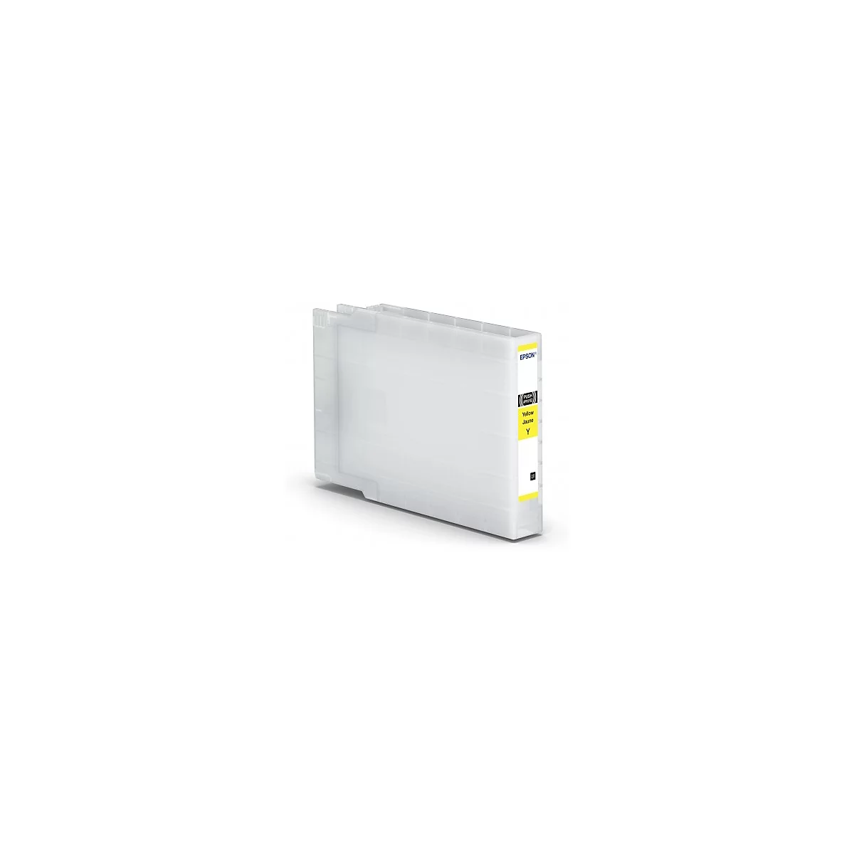 Gelbe Tintenpatrone von Epson. Aufdruck: "Yellow Jaune Y".
