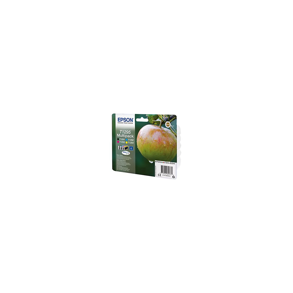 Epson T1295 Multipack - 4er-Pack - Schwarz, Gelb, Cyan, Magenta - original - Tintenpatrone