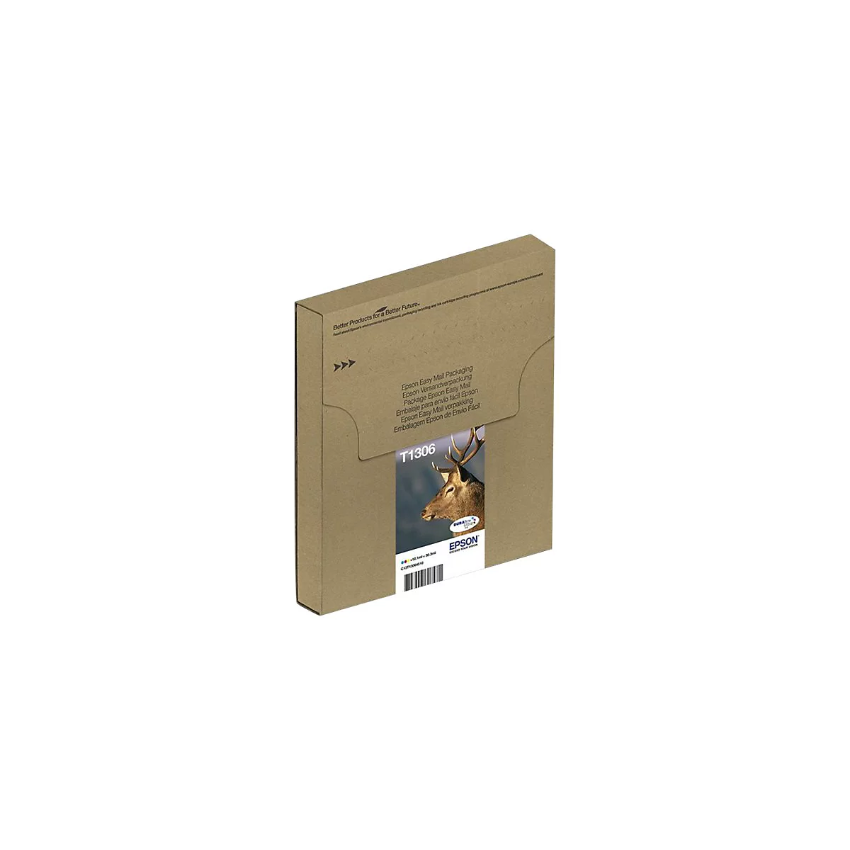 Epson T1306 Multipack Easy Mail Packaging - 3er-Pack - Gelb, Cyan, Magenta - original - Tintenpatrone