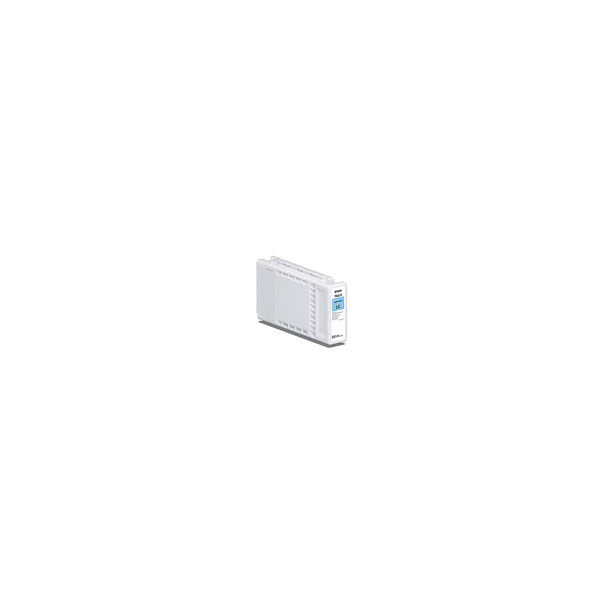 Hellblaue Epson Tintenpatrone, Text: T546US LC Light Cyan, 350ml.
