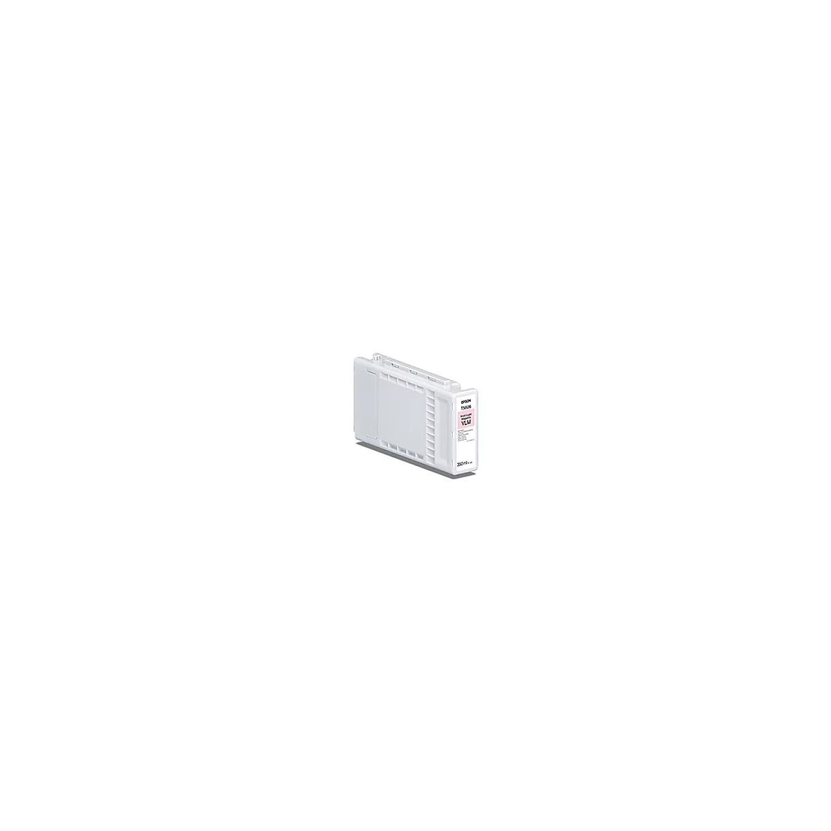 Hellrosa Tintenpatrone, rechteckig, Epson-Logo und Text.