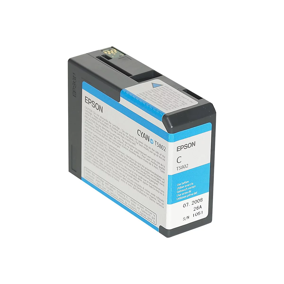 Epson T5802 - cyan - original - cartouche d'encre