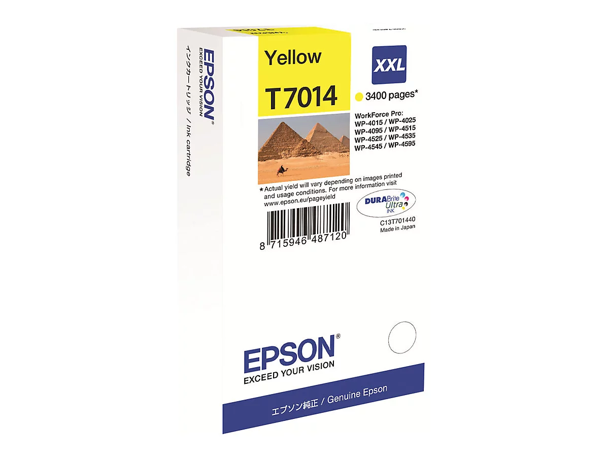Epson T7014 - Größe XXL - Gelb - original - Tintenpatrone