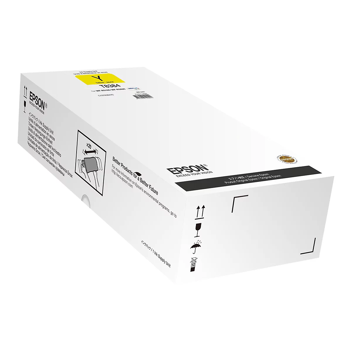 Epson T8384 - 167.4 ml - Gelb - original - Nachfülltinte - für WorkForce Pro WF-R5190, WF-R5190DTW, WF-R5690, WF-R5690DTWF, WF-R5690DTWFL