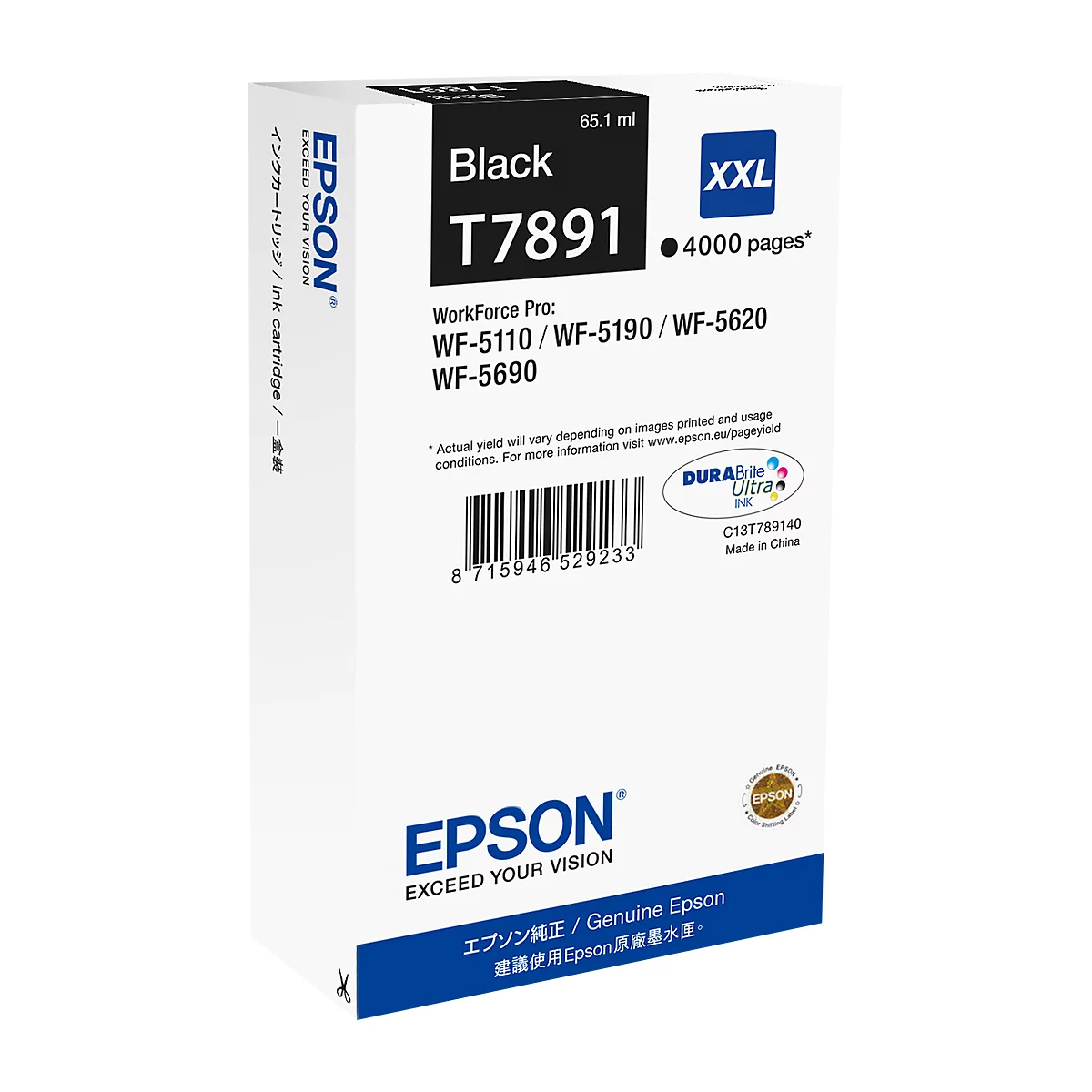 Epson Tintenpatrone T789140XXL schwarz, original