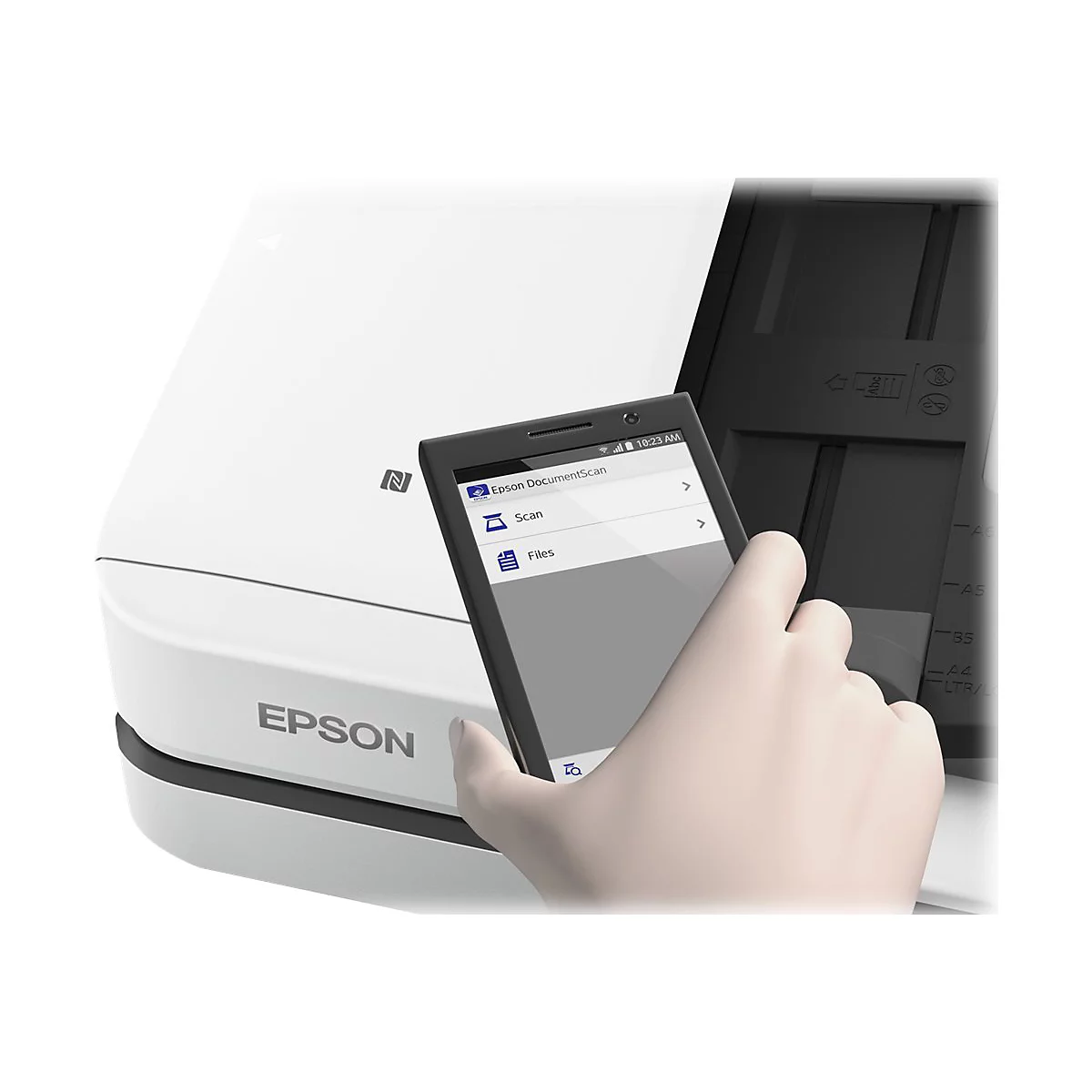 Epson WorkForce DS-1660W - Dokumentenscanner - Desktop-Gerät - USB 3.0, Wi-Fi(n)