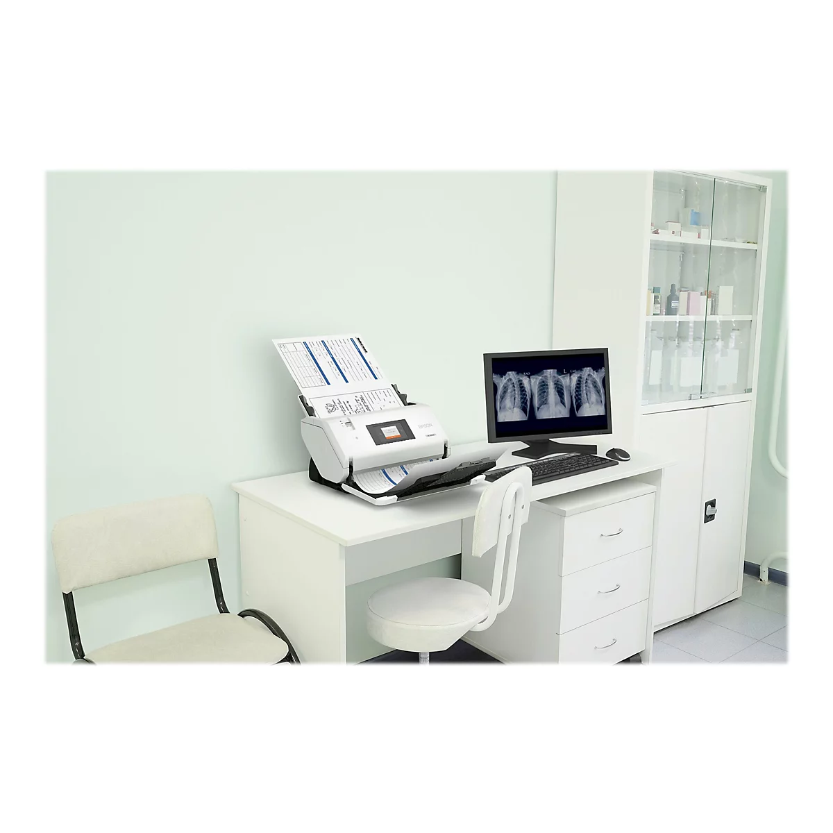 Epson WorkForce DS-32000 - Dokumentenscanner - Contact Image Sensor (CIS) - Duplex - A3 - 600 dpi x 600 dpi