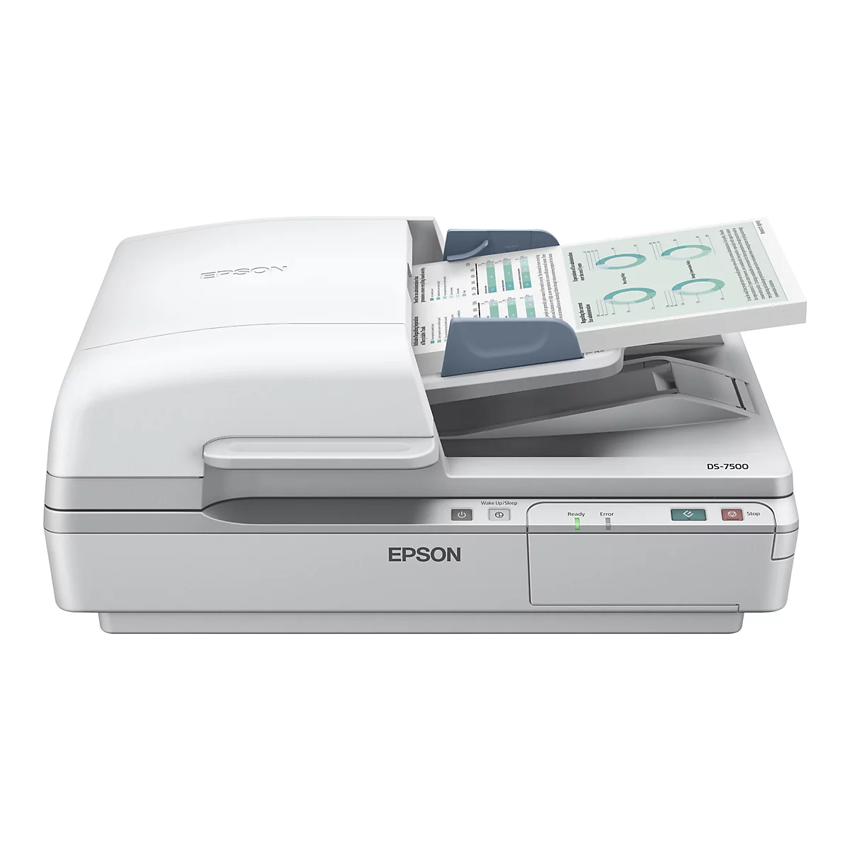 Epson WorkForce DS-6500 - Dokumentenscanner - Duplex - A4 - 1200 dpi x 1200 dpi - bis zu 25 Seiten/Min. (einfarbig) / bis zu 25 Seiten/Min. (Farbe)